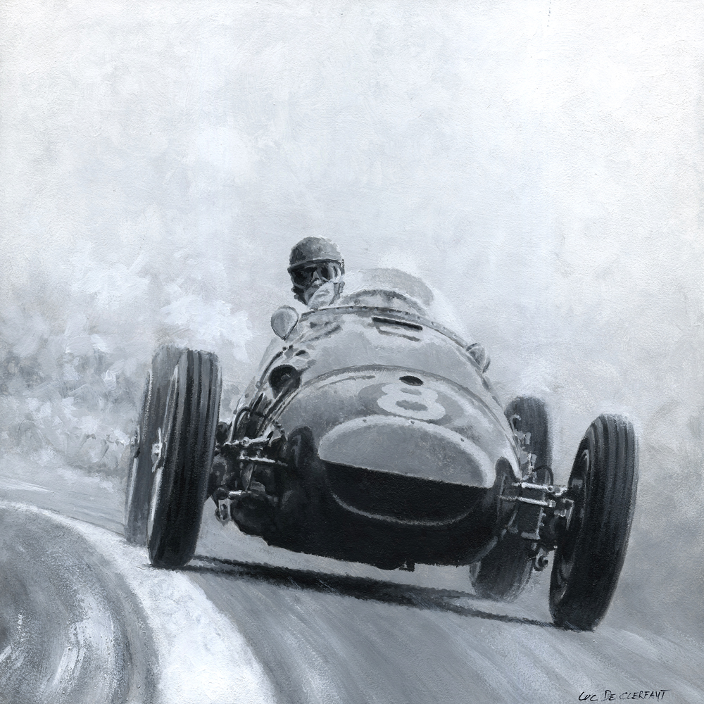 Peter Collins Vanwall 1954