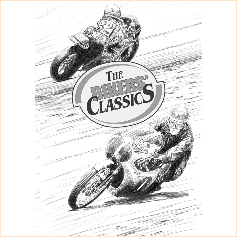 Projet de mise en page pour l'affiche des Bikers Classics 2009